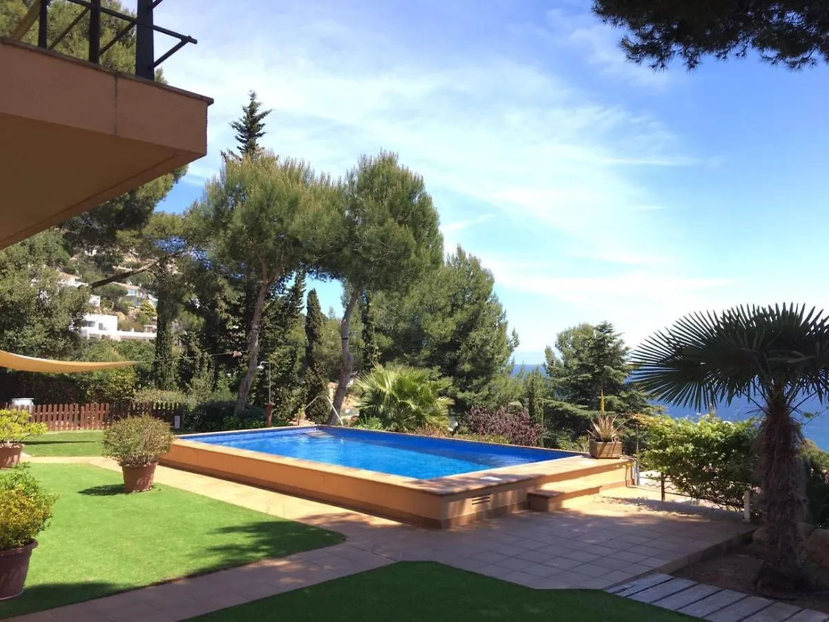 Villa La Cala With Swimming Pool & Sea View, 10 Min Walk From The Sea Blanes Spain