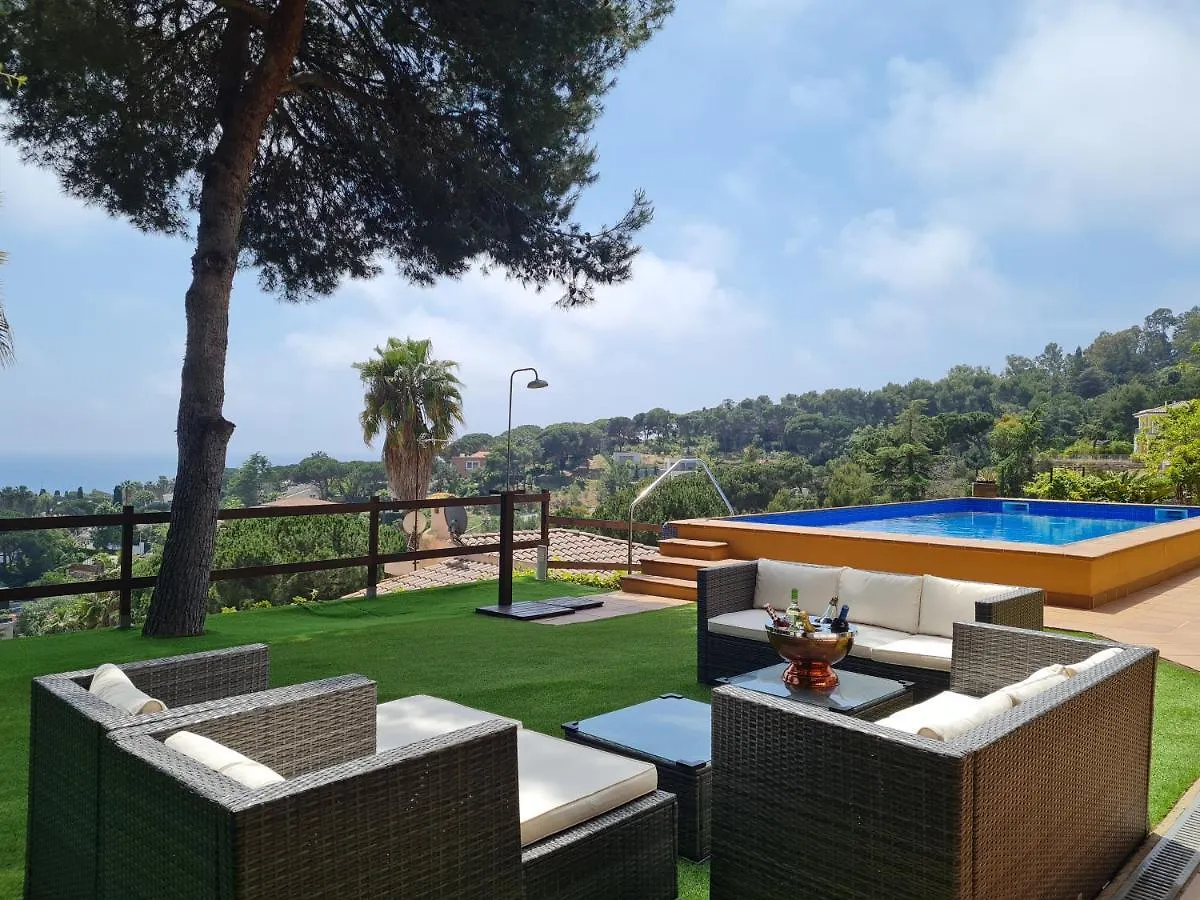 Villa La Cala With Swimming Pool & Sea View, 10 Min Walk From The Sea Blanes 0*,