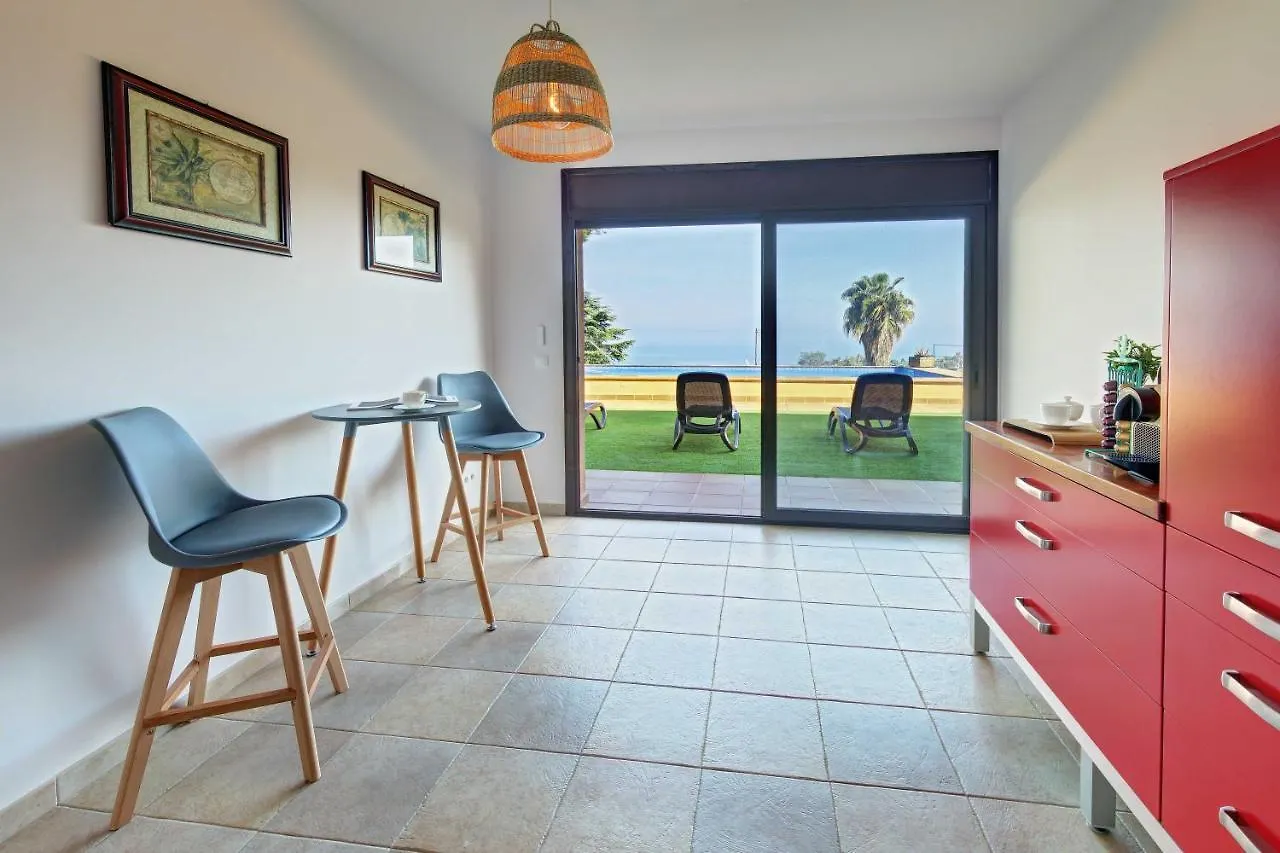 Villa La Cala With Swimming Pool & Sea View, 10 Min Walk From The Sea Blanes 0*,  Spain